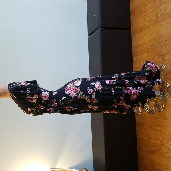 Flower fortune ivy high low dress size m & s - Picture 6 of 7